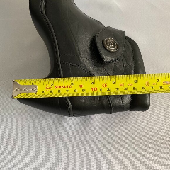 Josef Seibel Calla 02 Black Leather Ankle Boots SZ 9.5 - Picture 9 of 13